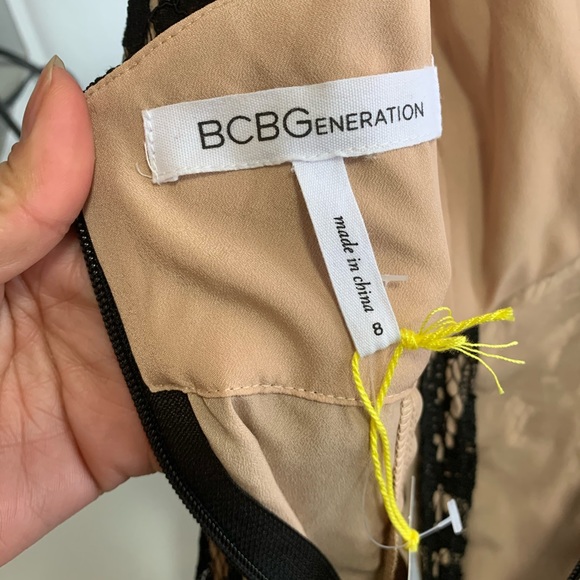 Brand New BCBG Black Long  Gown - Picture 5 of 6